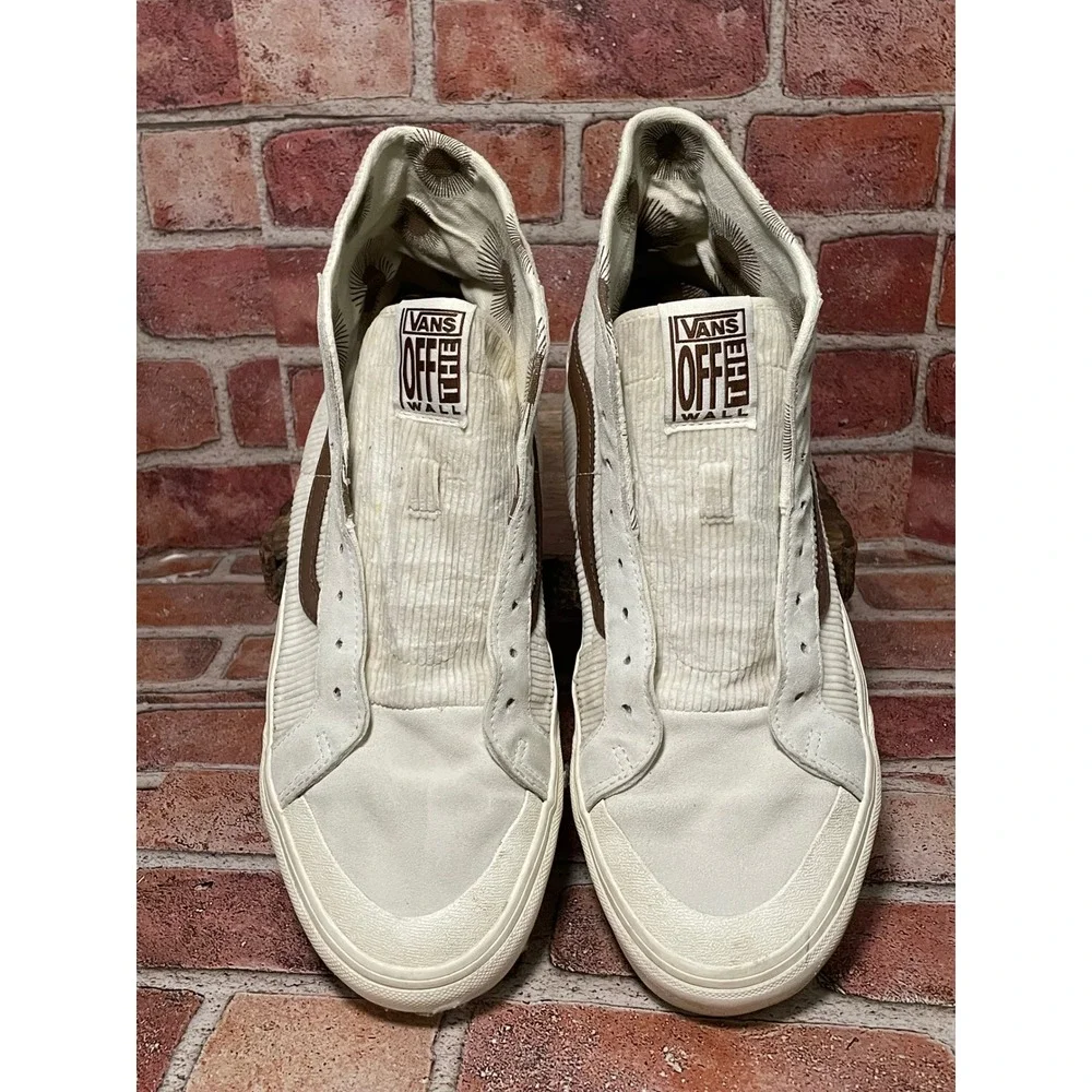 Vans x Thalia Surf Shop Sk8-Hi Corduroy Suede Cream Brown Mens 11 Sneakers
